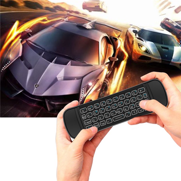 RII MX6 2.4GHz Remote Control Backlight Keyboard with Air Mouse and Voice Control-7