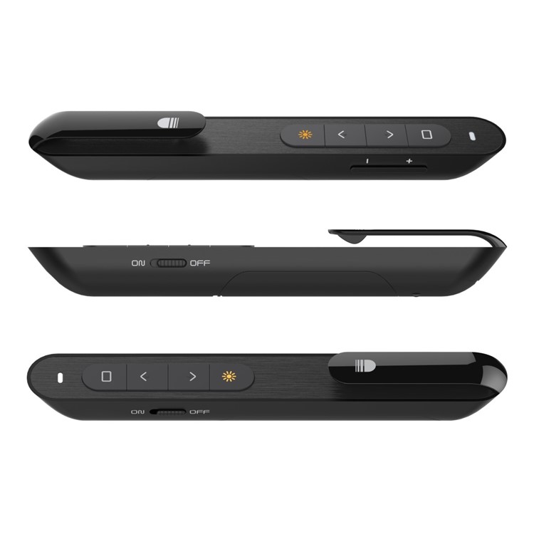 DOOSL DSIT001 2.4GHz Wireless Presenter Powerpoint Presentation Remote Control - Black-4