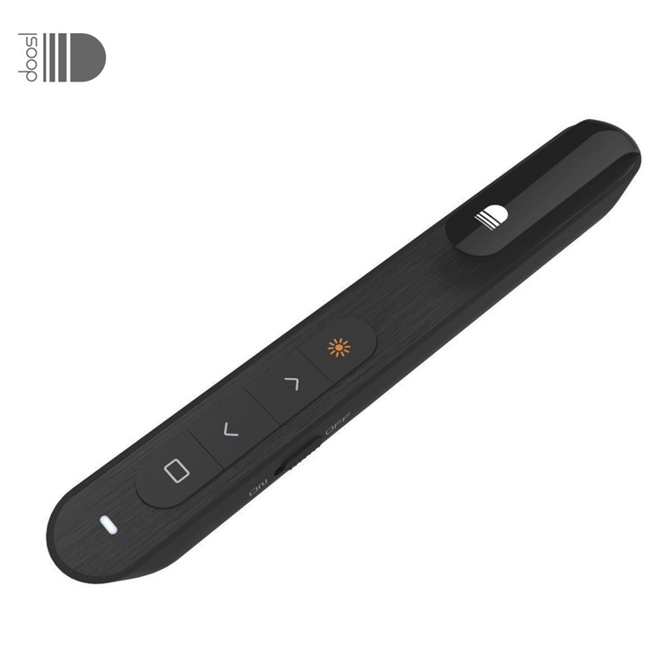 DOOSL DSIT001 2.4GHz Wireless Presenter Powerpoint Presentation Remote Control - Black-5