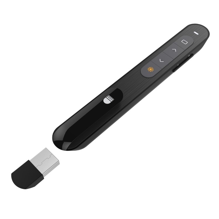 DOOSL DSIT001 2.4GHz Wireless Presenter Powerpoint Presentation Remote Control - Black-6