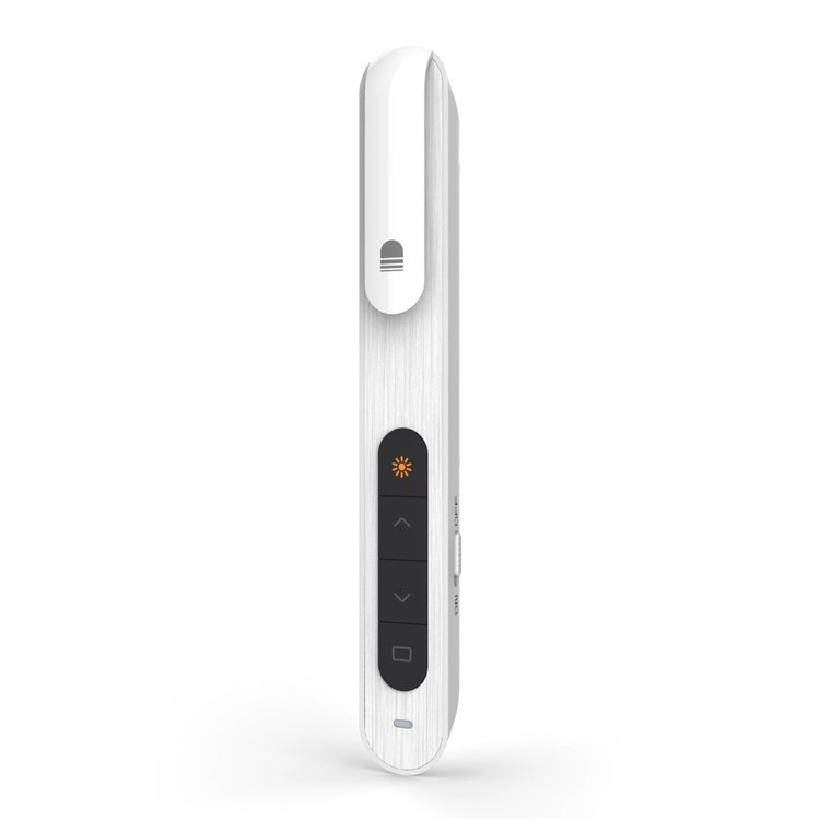 DOOSL DSIT001 Wireless Presenter 2.4GHz Powerpoint Presentation Remote Control - White-2