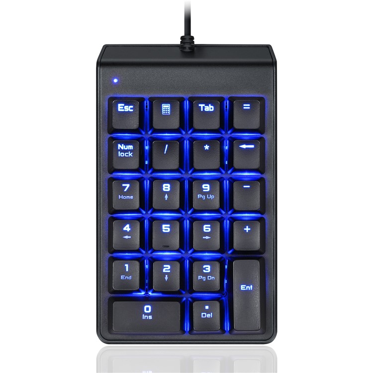 MOTOSPEED K22 Digital Mechanical Keyboard 22 keys Mini Numpad with Blue Backlight-1