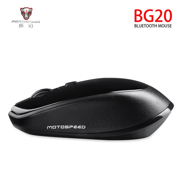 MOTOSPEED BG20 Portable Rechargable Bluetooth 3.0 USB Wireless Gaming Mouse - Black-2