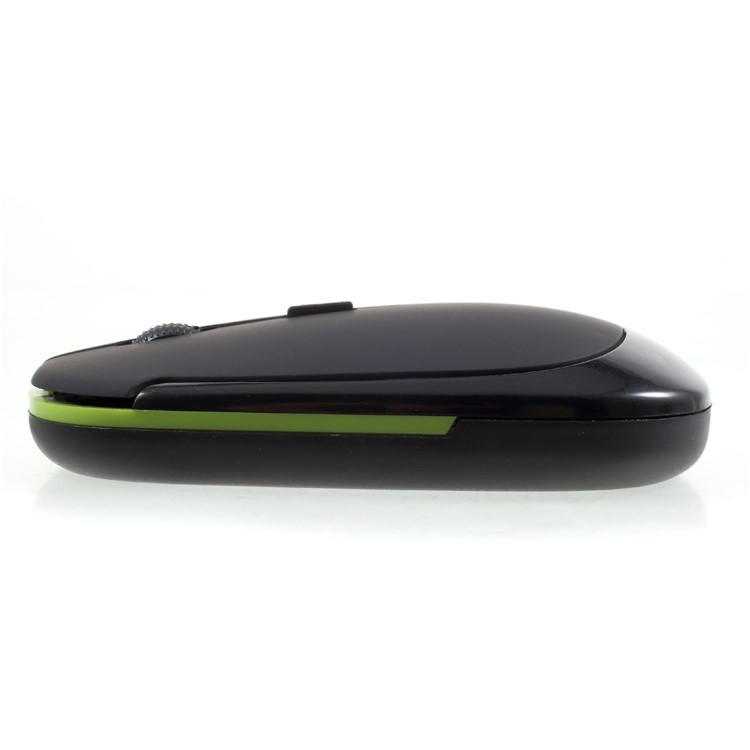 Contrast Color 2.4G Wireless Optical Mouse with 800/1600 Adjustable DPI - Black / Green-8