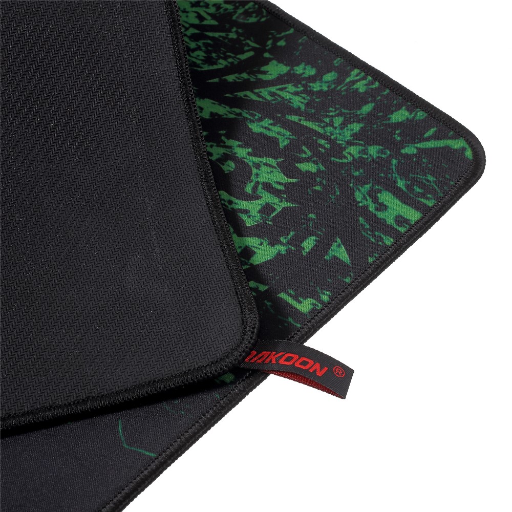 RAKOON Gaming Mouse Pad Stitched Edges Non-Slip Mouse Pad, Size: 350x440mm - Green-8
