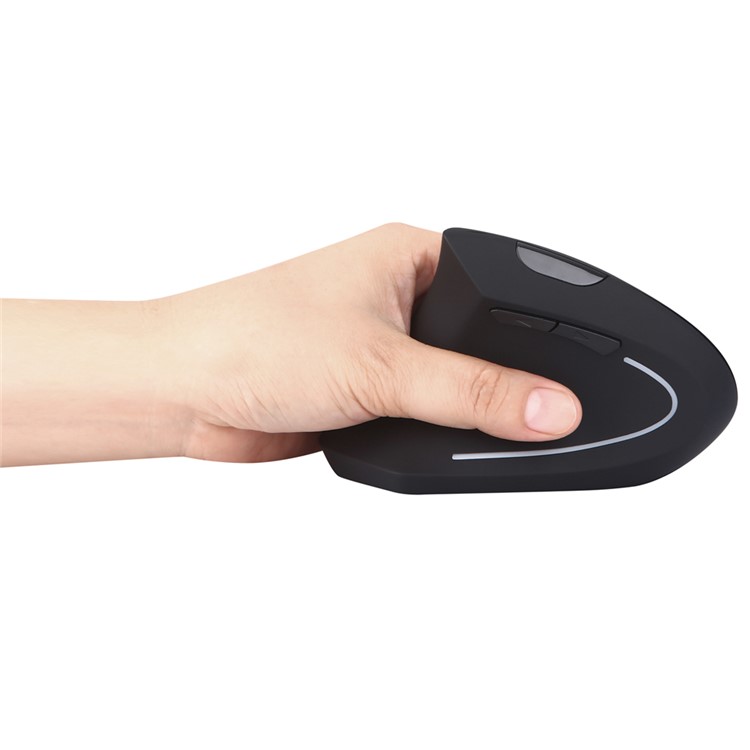 E32 Left-handed Mouse Wireless 2.4G Ergonomic Vertical 800/1200/1600 DPI Adjustable Mouse with 5 Buttons-11