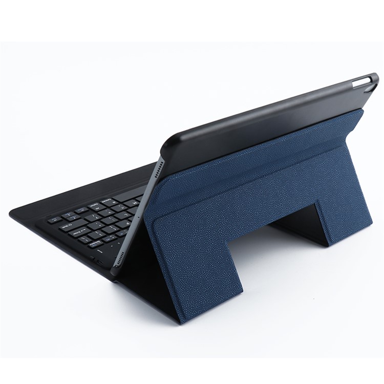 Removable Bluetooth Keyboard Leather Protection Case for iPad Pro 10.5-inch (2018) / iPad Pro 10.5-inch (2017) - Dark Blue-3