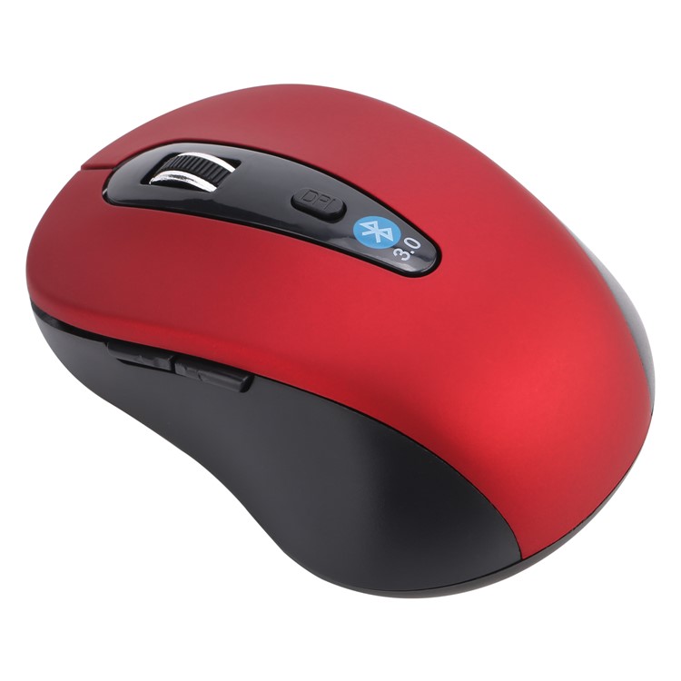 L1 Mouse Óptico Sem Fio Portátil Bluetooth 1600dpi 10m Ratos - Vermelho