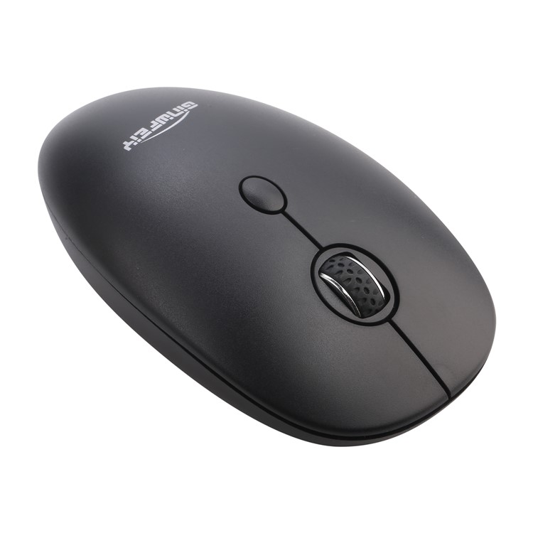 W9 2.4G Mouse óptico Inalámbrico 1600DPI 3 Teclas - Negro-4