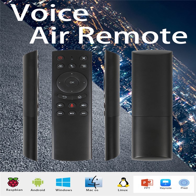 G20S 2.4G Wireless Air Mouse Gyro Voice Control Sensing Remote Control for Android TV Box PC-11