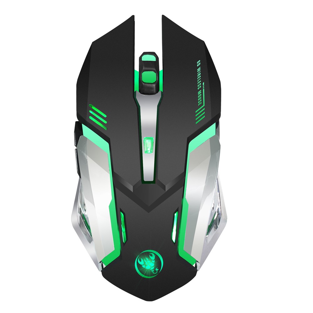 M10 Wireless Gaming Mouse 2400dpi Rechargeable 7 Color Backlight Breathing Comfort Gamer Mice-2