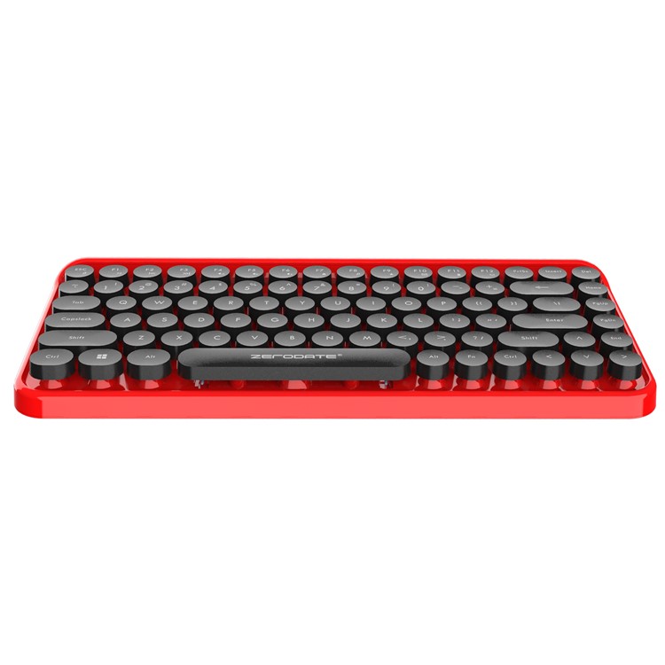 LD-WKM800 2.4G Wireless 84 Keyboard Keys 4 Mouse keys Mouse+Keyboard Set - Black / Red-6