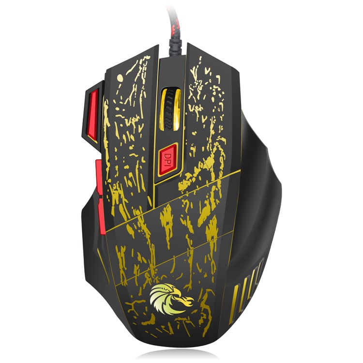 HXSJ H300 Stream Crack Seven Colors Lightning Professional Game Mouse-15