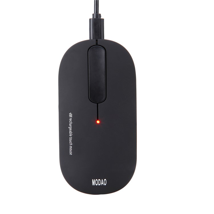 MODAO Rechargeable Touch Bluetooth V3.0 Wireless Mouse - Black-1