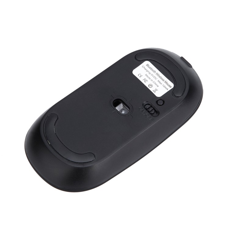 MODAO Rechargeable Touch Bluetooth V3.0 Wireless Mouse - Black-1