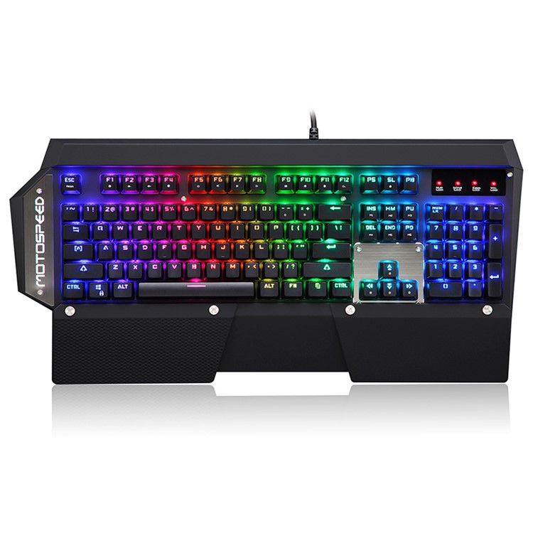 Motospeed CK88 USB Wired Mechanical Keyboard with RGB LED Backlit-1