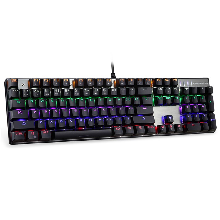 MOTOSPEED CK666 Wired Optical Mechanical Gaming Keyboard + Mouse Combo - Black-5