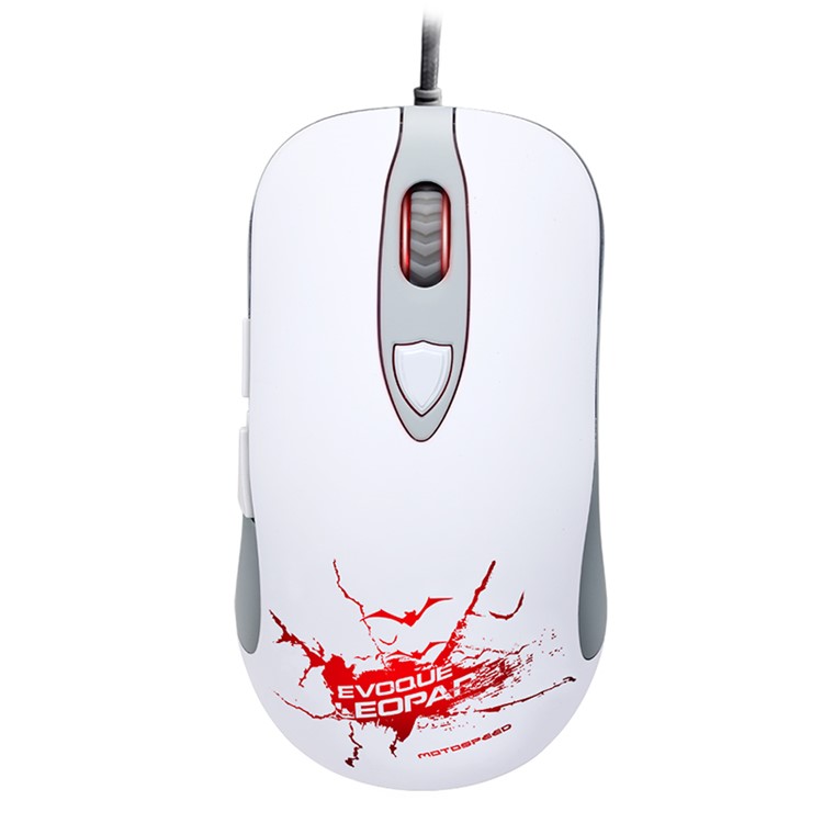 MOTOSPEED V16 Wired USB Gaming Mouse with LED Backlit - White-1