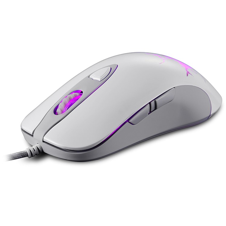 MOTOSPEED V16 Wired USB Gaming Mouse with LED Backlit - White-2