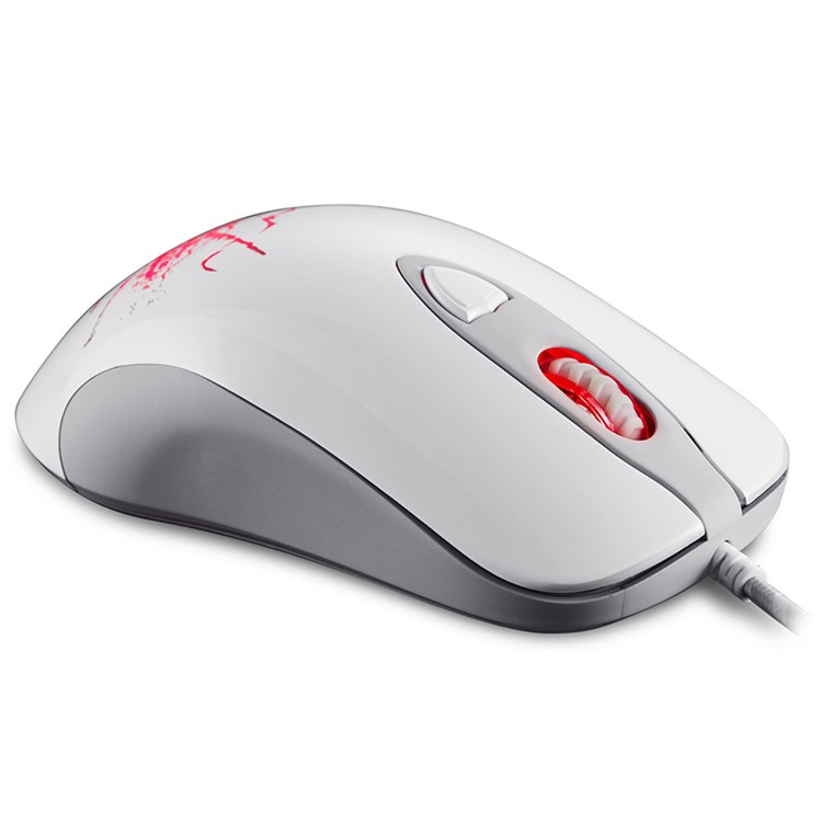 MOTOSPEED V16 Wired USB Gaming Mouse with LED Backlit - White-3