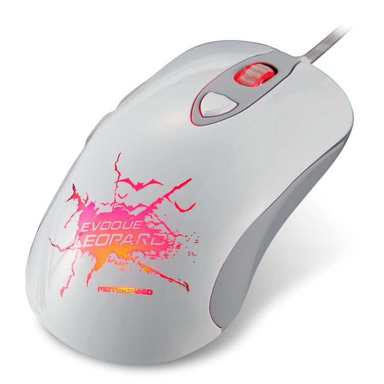 MOTOSPEED V16 Wired USB Gaming Mouse with LED Backlit - White-4