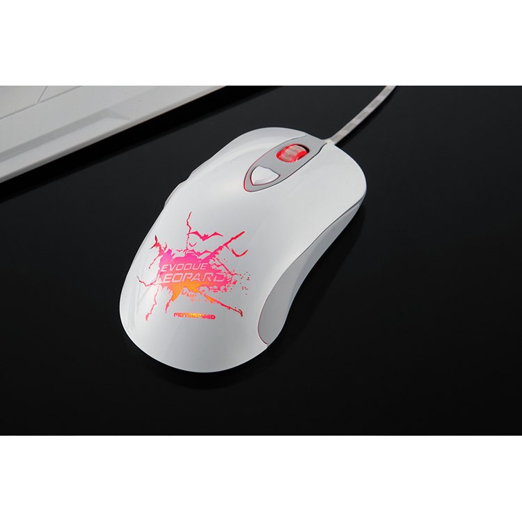 MOTOSPEED V16 Wired USB Gaming Mouse with LED Backlit - White-7