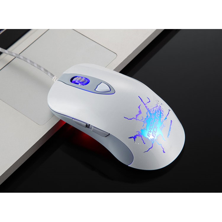 MOTOSPEED V16 Wired USB Gaming Mouse with LED Backlit - White-8