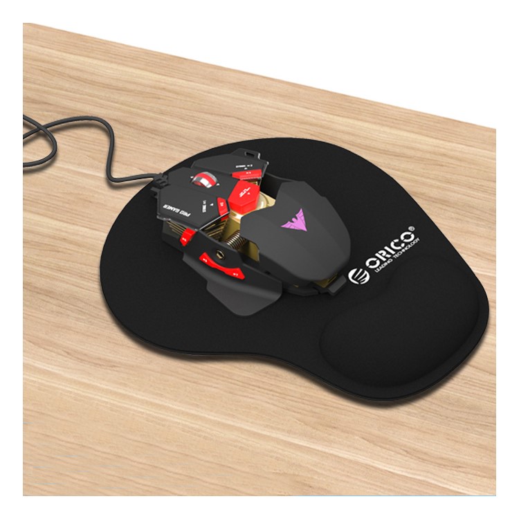 ORICO MP01 Natural Rubber Desk Mouse Pad with Memory Cotton Wrist Rest-3