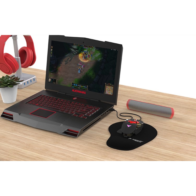 ORICO MP01 Natural Rubber Desk Mouse Pad with Memory Cotton Wrist Rest-8