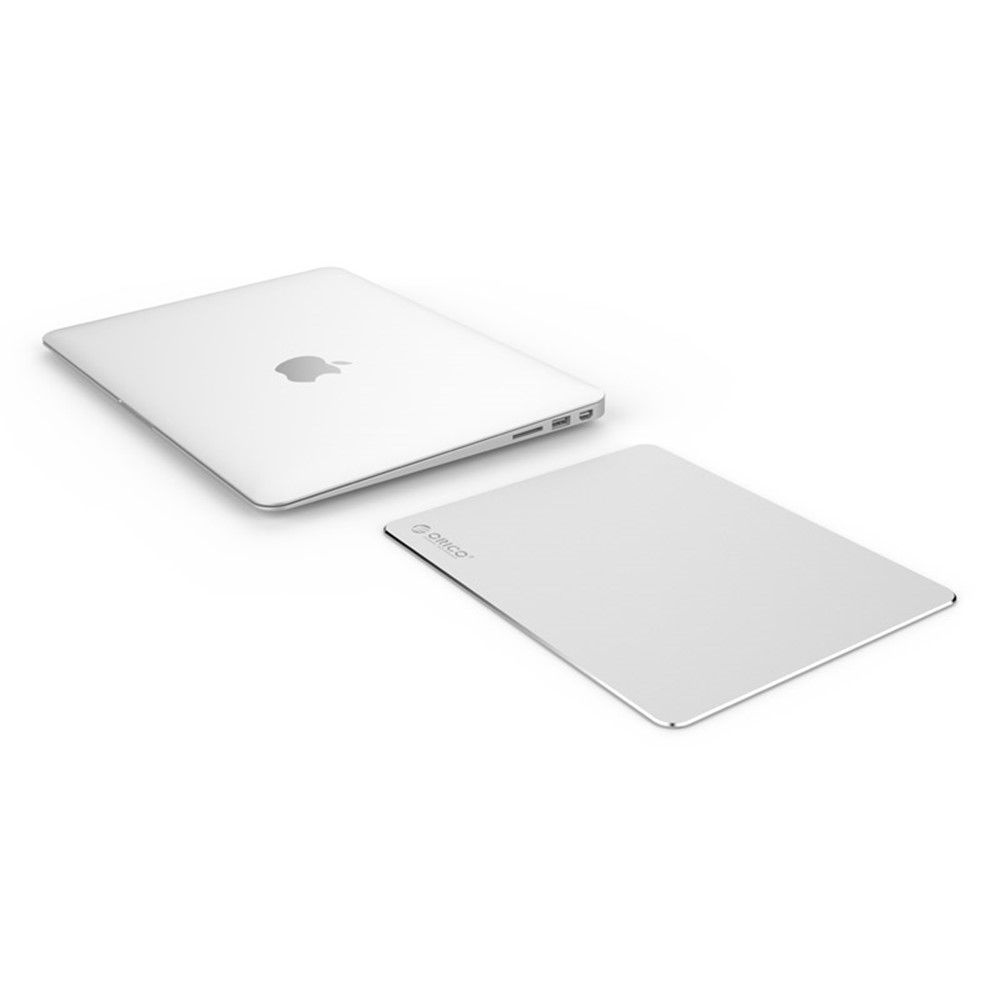 ORICO Aluminium Alloy Mouse Pad with Non-Slip Silicone Base for Computer PC and Laptop - Silver-4