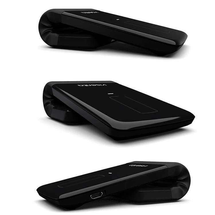 VISENTA Recon Bluetooth Foldable Surface Edition Arc Touch Style Mouse - Black-1
