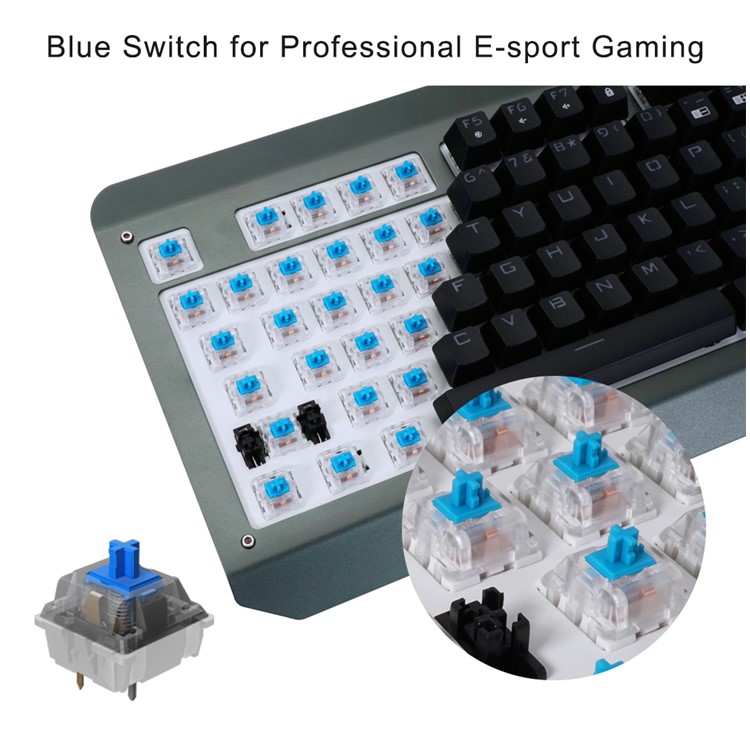 BYLINK 104-key LED Mechanical Game Keyboard with Backlights (CE/FCC/RoHS)-5