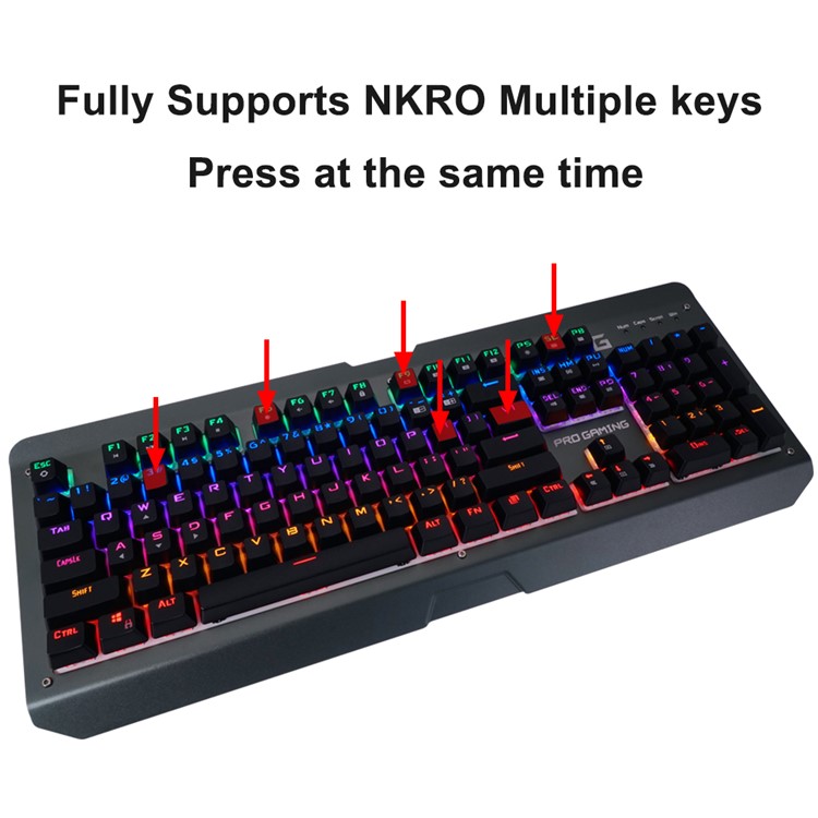 BYLINK 104-key LED Mechanical Game Keyboard with Backlights (CE/FCC/RoHS)-7