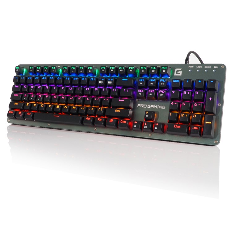 BYLINK 104 Keys Mechanical Gaming Keyboard with Mixed Backlights-2