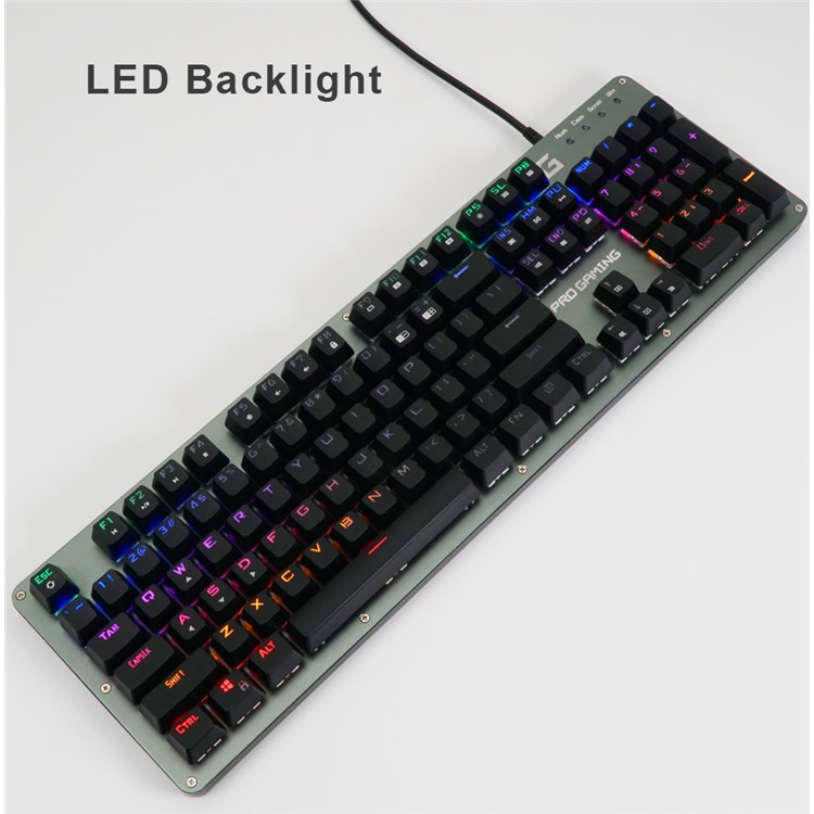 BYLINK 104 Keys Mechanical Gaming Keyboard with Mixed Backlights-6