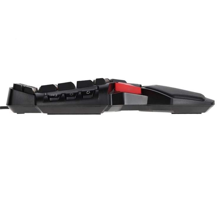 DELUX T9 Portable One Hand Gaming Keyboard with Colorful LED Backlight-6