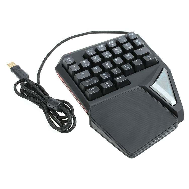 DULEX T9 Plus One-handed Wired USB Mechanical Game Keyboard with RGB LED Backlight-10