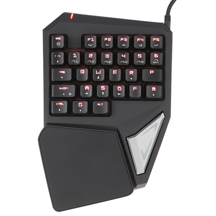 DULEX T9 Plus One-handed Wired USB Mechanical Game Keyboard with RGB LED Backlight-3