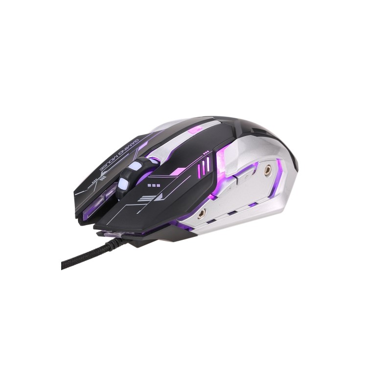 BYLINK GM003 3200DPI Macro 6 Programmable Buttons Gaming Mouse with 5-color LED Light USB Wired-2