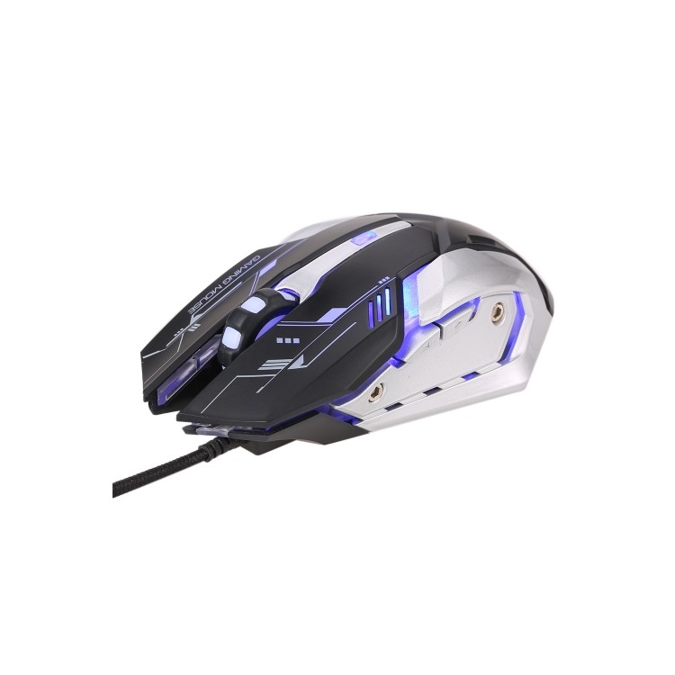 BYLINK GM003 3200DPI Macro 6 Programmable Buttons Gaming Mouse with 5-color LED Light USB Wired-8
