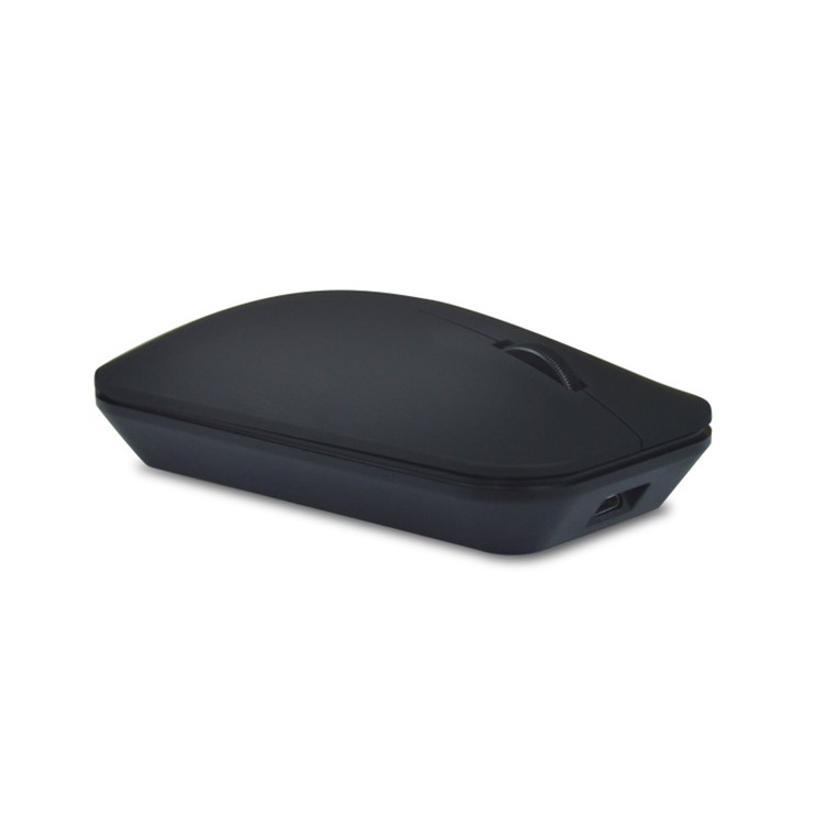 CE/RoHS/FCC 2.4G Wireless Bluetooth 3.0 Rechargeable Mouse (VMW-181) - Black-2