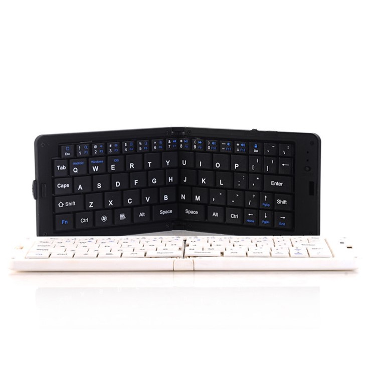 GEYES GK218 Mini Foldable Wireless Bluetooth Keyboard for Smartphones /iPad/Tablets/Pcs - Black-6