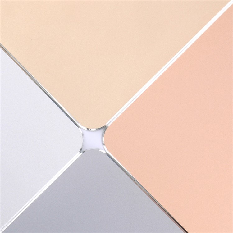 YED Aluminum Alloy Gaming Mouse Pad with Non-Slip Rubber Base, 240 x 182mm - Silver-2