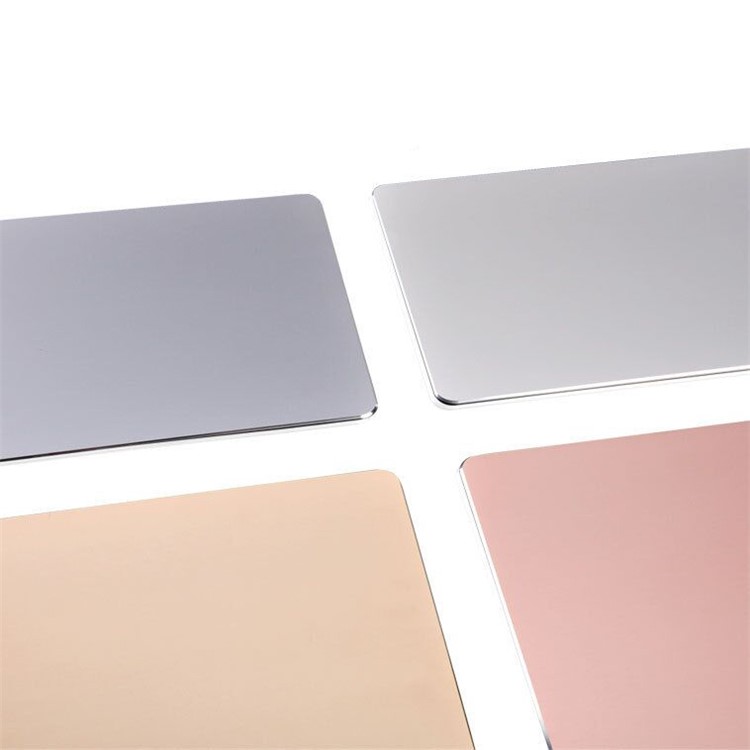 YED Aluminum Alloy Gaming Mouse Pad with Non-Slip Rubber Base, 250 x 200mm - Silver-7