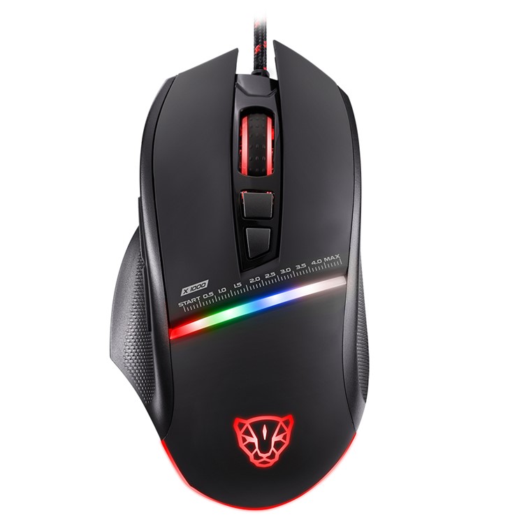 MOTOSPEED V10 USB Wired Optical Gaming Mouse with LED Backlight (CE/FCC)-3