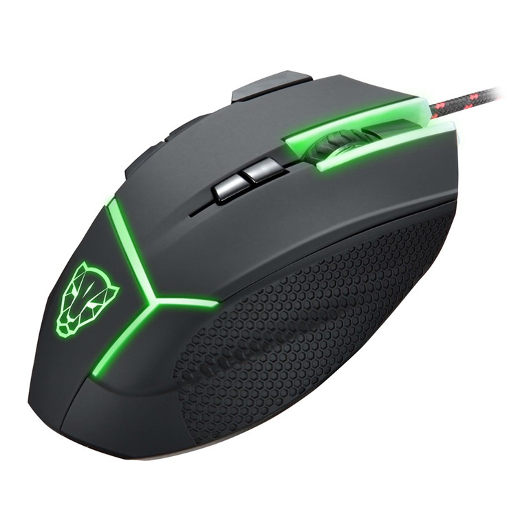 MOTOSPEED V18 Wired Adjustable 4000DPI Gaming Mouse with RGB Breathing Light - Black-10