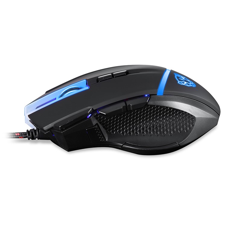 MOTOSPEED V18 Wired Adjustable 4000DPI Gaming Mouse with RGB Breathing Light - Black-6