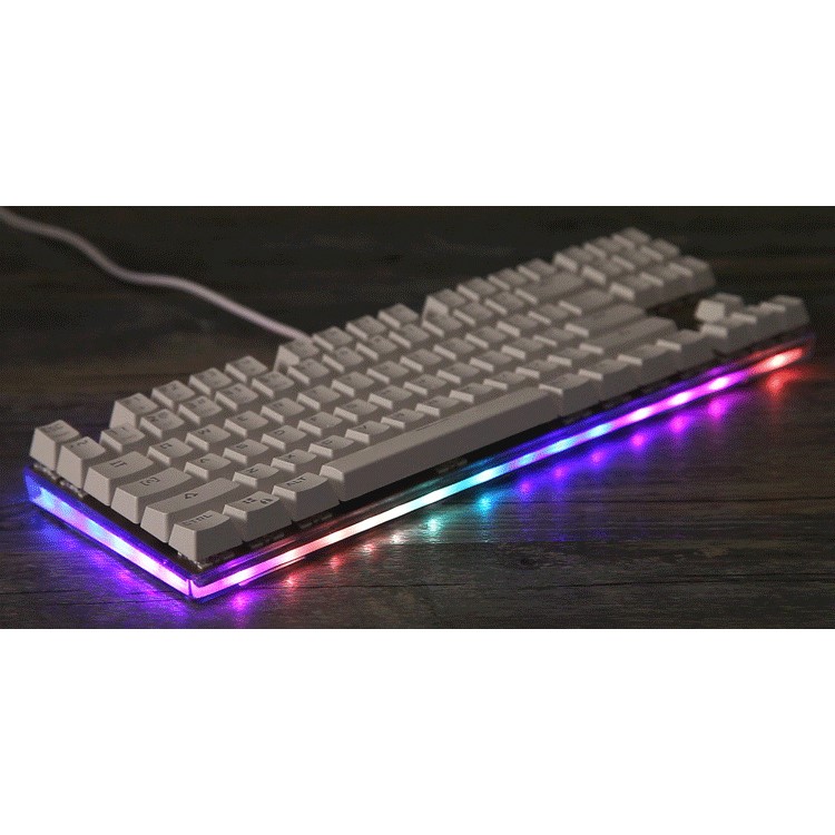 MOTOSPEED K87S Wired RGB Backlit Mechanical Keyboard with Blue Switch -White-13