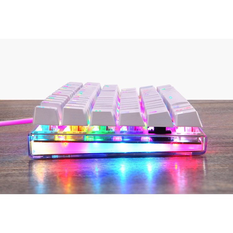 MOTOSPEED K87S Wired RGB Backlit Mechanical Keyboard with Blue Switch -White-21