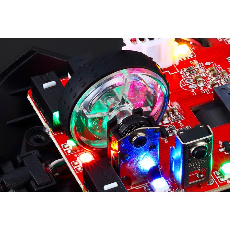 MOTOSPEED V20 Wired RGB Backlit Gaming Mouse with 5000DPI High Precision Optical 7 Keys - Black-11